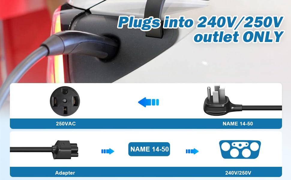NEMA 14-50 Tesla Mobile Connector Adapter